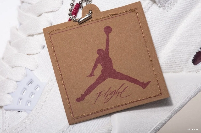 AO2571-100 Levi's White Jordan Denim Air 4 1127